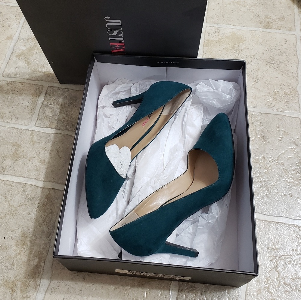 Just Fab Emerald Heels